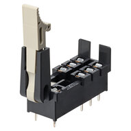 Gniazdo, podłączane od tyłu, 8-stykowe, zaciski PCB (P2R-087P) - Omron