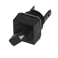 Przełącznik wyboru, śr. 16 mm, niepodświetlany, dźwigniowy, kwadratowy, 3 wycięcia, konserwowany, IP65 (A165S-A3M) - Omron