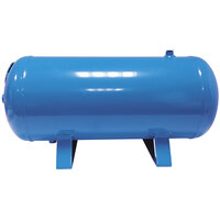 Zbiornik ciśnieniowy poziomy 500 litrów, 11 bar, niebieski (RAL 5015) - CSC Baglioni