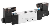 Elektrozawór 5/3 G1/2 w poł. środkowym odpowietrzony 24V AC - PNEUER