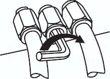 Złączka prosta wtykowa  M 3-3 mm (oring)