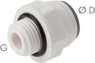 Złączka prosta wtykowa G 3/8"-8mm, IQS-LE (uszczelka EPDM) - Sang-A
