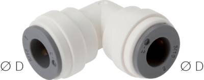 Złączka wtykowa kątowa kolankowa 12mm, IQS-LE (uszczelka EPDM) - Sang-A