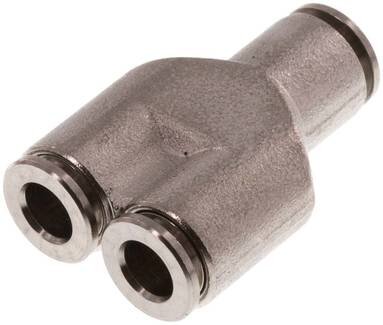 Trójnik Y wtykowy 6 metalowy (+150°C)