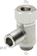 Zawór zwrotny sterowany G 1/4"-G 1/4", bez awaryjnego uruchamiania recznego