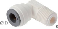 Winkel-Steckanschluss NPT 3/8"-8mm, IQS-LE (EPDM-Dichtung)