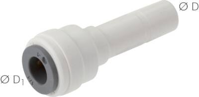 Reduzierung Stecknippel 5/16" (7.94 mm) x Schlauch 4, IQS-LE (EPDM-Dichtung)