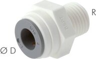 Złączka prosta wtykowa NPT 3/8"-1/4" (6,35 mm), IQS-LE (uszczelka EPDM) - Sang-A