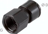 Steckanschluss m. Innengew. G 1/4"-8mm, IQS-FDA