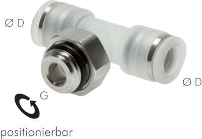 Zlacze wtykowe T G 1/8"-8mm, IQS-PP