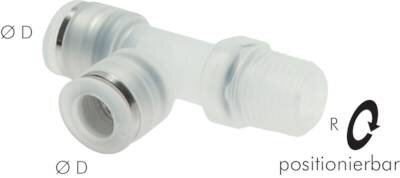 Zlacze wtykowe LE R 1/4"-8mm, IQS-PP