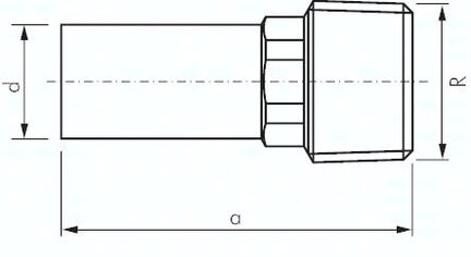 Zlaczki zaciskane, przejscie nyplowe 54mm zewnatrz / R 2" gwint zew.