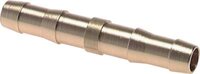 Schlauchverbindungsrohr DIN EN 560, 6mm-6mm, Messing