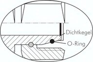 Ustawialny srubunek z pierscieniem tnacym 15 L-G 3/8", Stal ocynkowana