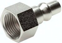 Króciec do szybkozłączki NW5,5 (ARO/ORION) G 1/4"(GW), Stal hartowana i niklowana