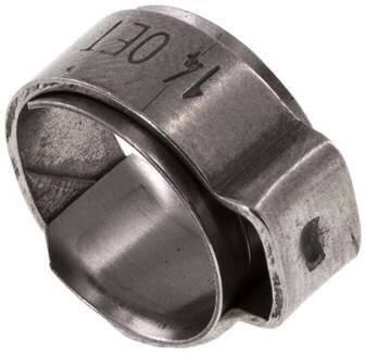 Opaska zaciskowa, 1-oczkowa, 11,3 - 13,3mm, stal nierdzewna