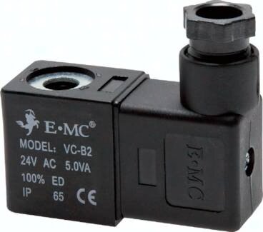 Elektromagnes 230 V AC, forma konstrukcyjna T1, rozmiar wtyczki 1