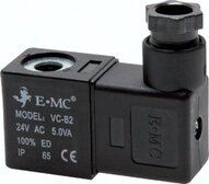 Elektromagnes 12 V DC, forma konstrukcyjna T, rozmiar wtyczki 1
