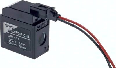 Elektromagnes 24 V DC, forma konstrukcyjna L, wtyczka 2-polowa