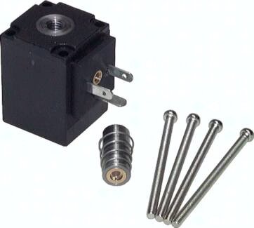 Elektromagnes, wielkość wtyczki 0 (norma przemysłowa O), 24 V DC