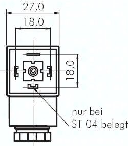 Elektromagnes do elektrozaworu 12 V DC, wielkość G, wielkość wtyczki 3