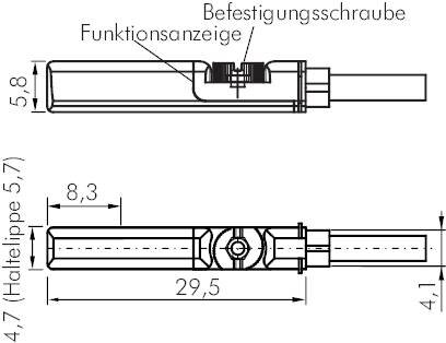 Trójnik z wylacznikiem cylindrowym, w pelni elektroniczny czujnik (zabezpieczony