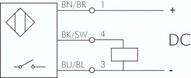 Trójnik z wylacznikiem cylindrowym, w pelni elektroniczny czujnik (zabezpieczony
