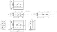 Cylinder dwutlokowy, tlok 10mm,skok 40mm