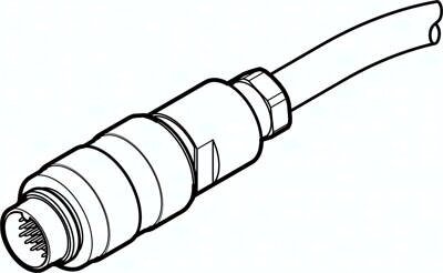 Kabel łączący NEBS-SM16G24-K-10-N-LE24 (8048654) serii NEBS - Festo