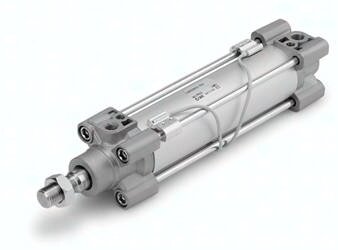 Siłownik ISO15552 z tuleją okrągłą z widełkami i magnesem C96SDB32-300 SMC