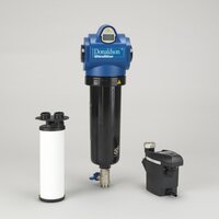 Filtr typu DF z wkładem P, 1100 m3/h, spust automatyczny