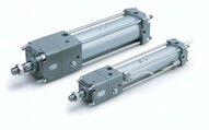 Siłownik z blokadą tłoczyska dwustronnego działania z magnesem CDNA2F63-150K-D-XC35 SMC