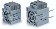 Siłownik kompaktowy z zaworem sterującym CVQB63-100-5M SMC