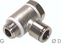 Złączka kątowa wtykowa Banjo G1/4-6 metalowa (+150°C)