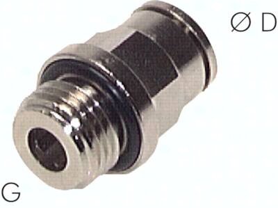 Zlacze wtykowe proste G 1/8"-10mm, Typoszereg C
