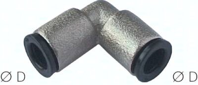 Złączka kątowa wtykowa 8 metalowa