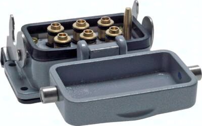 Zlacze wielowtykowe 10x 6mm waz,Wtyczka z pokrywa przeciwpylowa