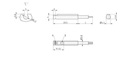 Czujnik położenia magnetyczny CSC-D-220, seria CST-CSV-CSH, CSB-CSC-CSD - Camozzi