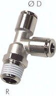 Trójnik T wtykowy gw. zew. boczny R1/8-6 metalowy