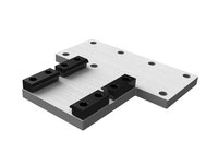 Płyta łącząca T do jednostek liniowych XY-S80-P80-T, seria 5E, Camozzi