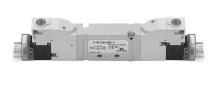 Elektrozawór 5/3 w położeniu środkowym odpowietrzony D1EVB-KR/D1CVB-KR, seria D, Camozzi