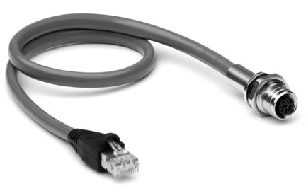Przewód CS-SE04HB-F050 CABLE M12D-RJ45, seria HN, Camozzi