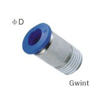 Złączka prosta wtykowa R1/8-6 korpus okrągły mini - Easy Line