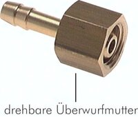 Króciec na wąż z nakrętką G1-25 16 bar