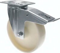 Rolka z tworzywa sztucznego, 250mm, Krazek kierujacy z ustalaczem calkowitym