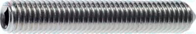 Trzpien gwintowany DIN 914 / ISO 4027, M 3x5, Stal szlachetna A2