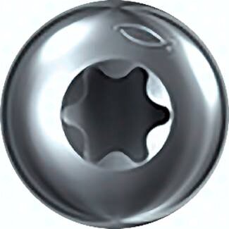 Sruba z lbem pólokraglym, TORX, 5,0x30, stal oc.