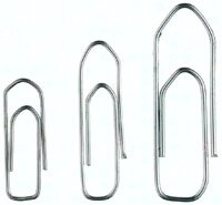 Opakowanie 1000 szt. Spinacze biurowe, ocynkowane, 32mm
