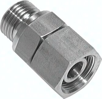 Śrubunek hydrauliczny prosty 8 S M14x1,5 stal nierdzewna