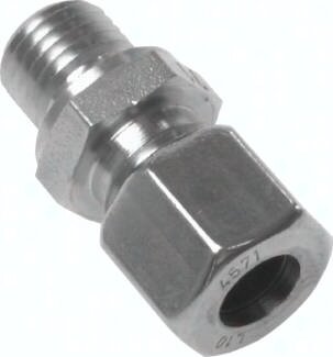 Złączka prosta hydrauliczna 14 S G3/8 stal nierdzewna (NC)